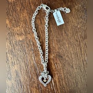 Brighton CUPIDS DREAM Heart Bracelet NWT